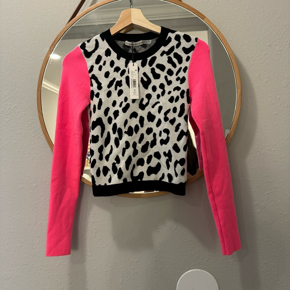 Alice & Olivia Sz XS leopard print